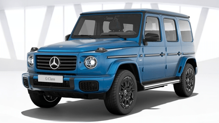 Mercedes G 580 front quarter